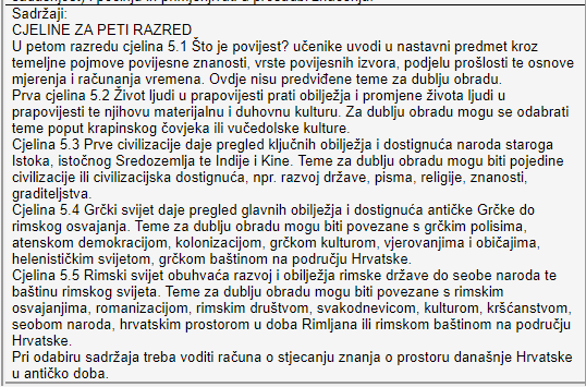 povijest za 5. razred