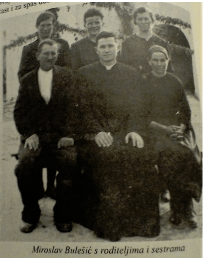 miroslav bulešić sa roditeljima i sestrama